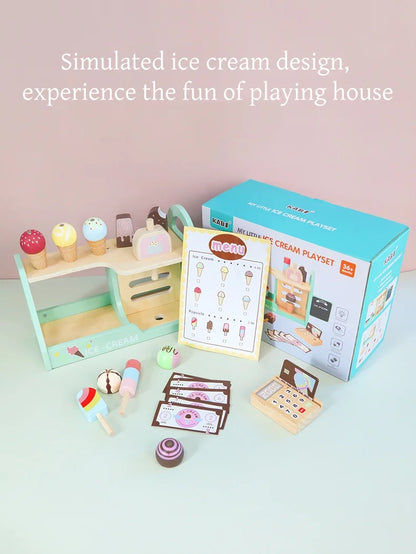 Ice Cream Montessori Wooden Toys - DIYTime