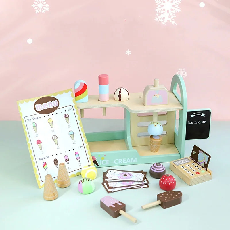 Ice Cream Montessori Wooden Toys - DIYTime