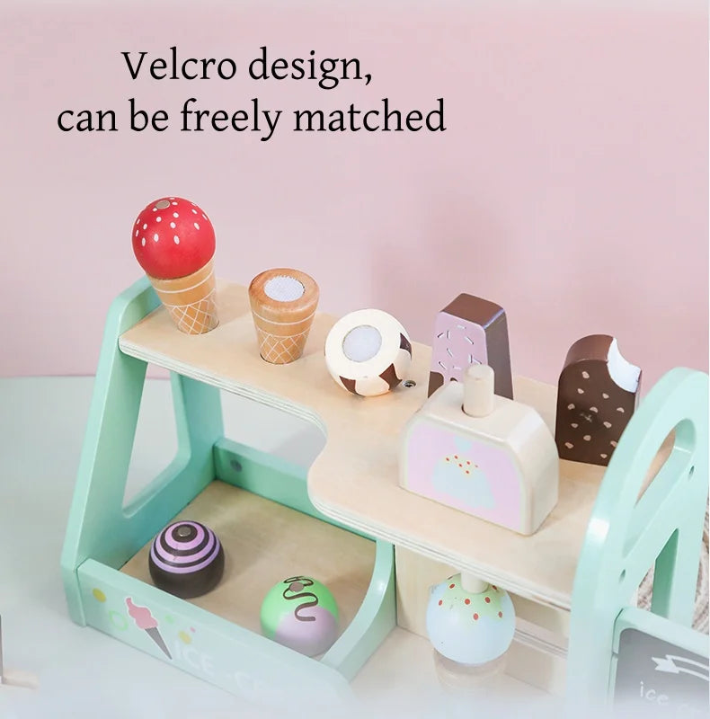 Ice Cream Montessori Wooden Toys - DIYTime