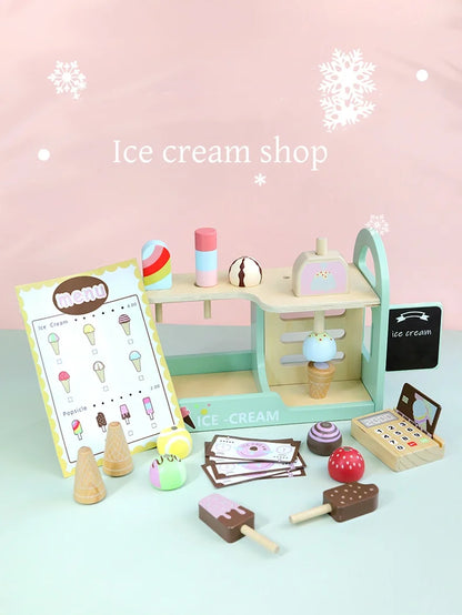 Ice Cream Montessori Wooden Toys - DIYTime