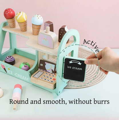 Ice Cream Montessori Wooden Toys - DIYTime