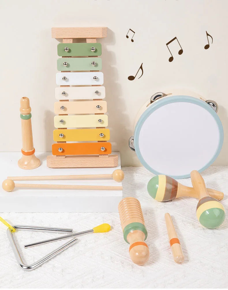 Baby Musical Instruments Montessori Wooden Toys - DIYTime