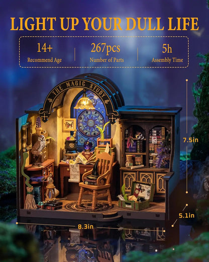 Magic Study DIY Miniature House Kit