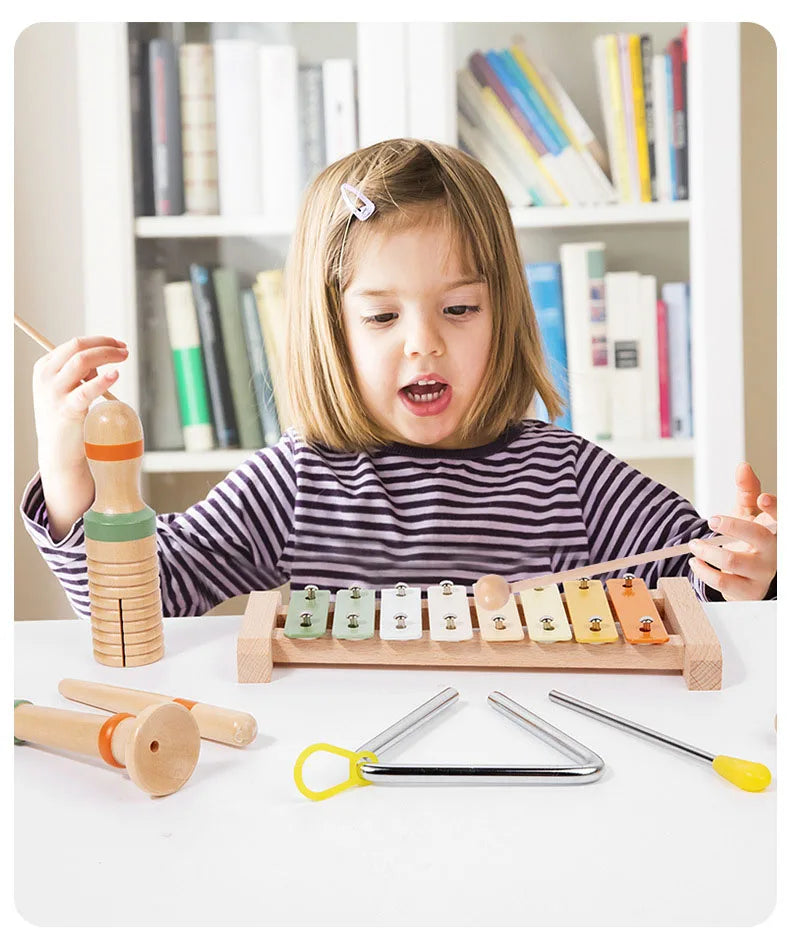 Baby Musical Instruments Montessori Wooden Toys - DIYTime