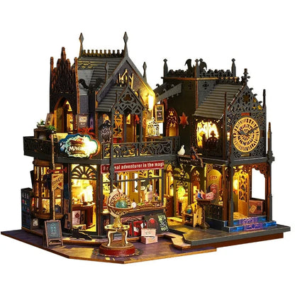 Big Doll House 3D Wooden Puzzles Miniature - DIYTime