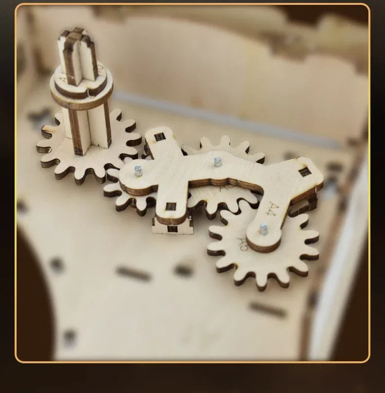 Piano Music Box 3D Wooden Puzzle - DIYTime