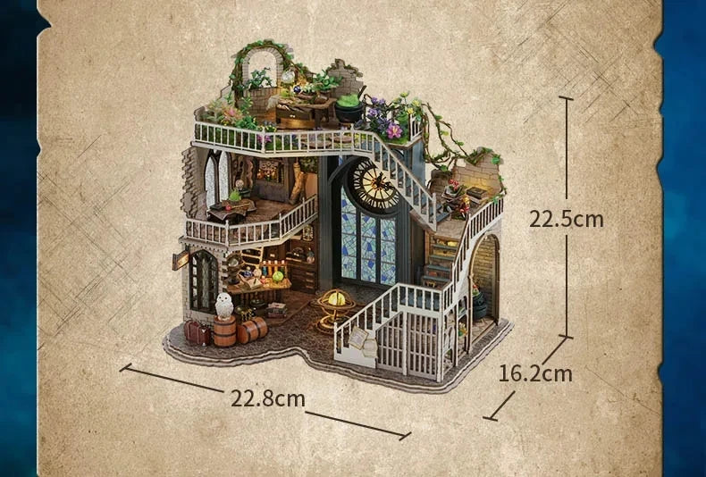 Magic Workshop Ruins DIY Miniature House Kit - DIYTime