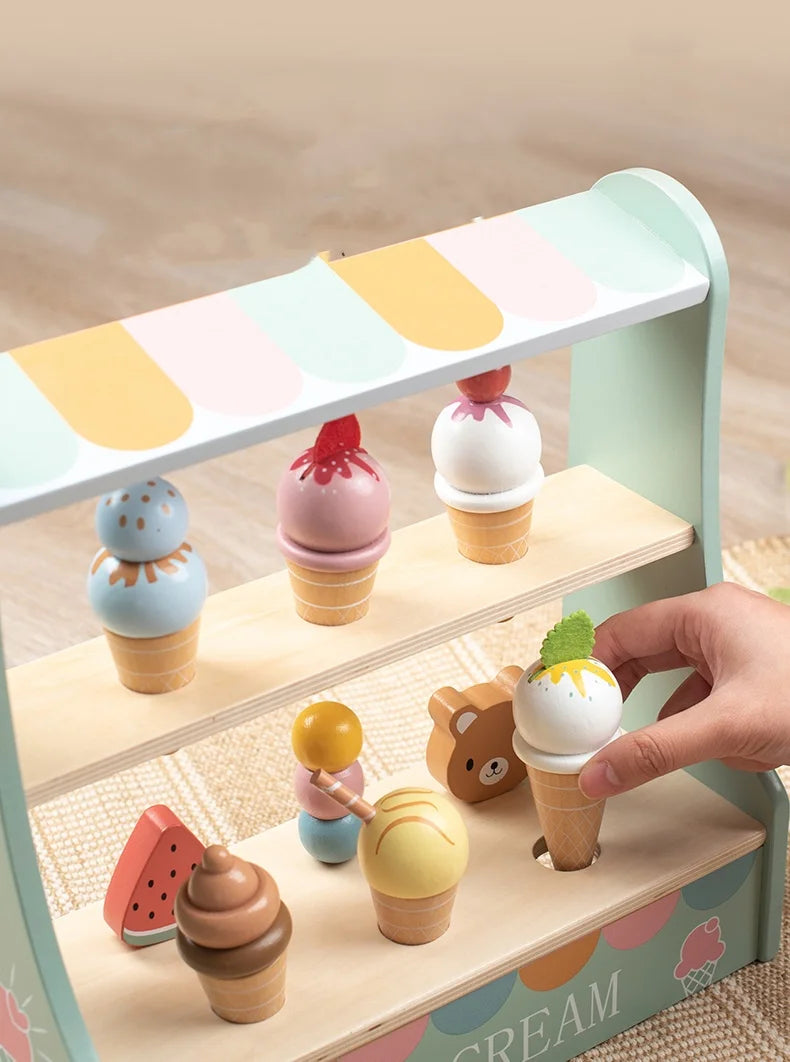 Ice Cream Montessori Wooden Toys - DIYTime