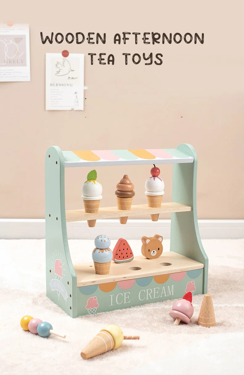 Ice Cream Montessori Wooden Toys - DIYTime