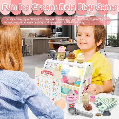 Ice Cream Montessori Wooden Toys - DIYTime