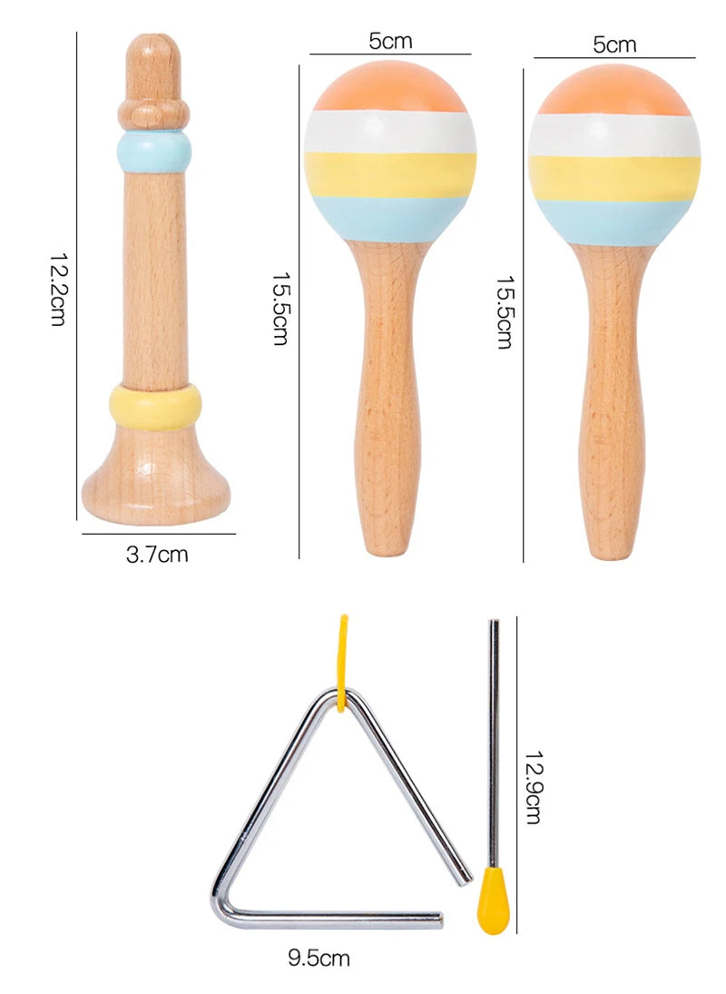 Baby Musical Instruments Montessori Wooden Toys - DIYTime