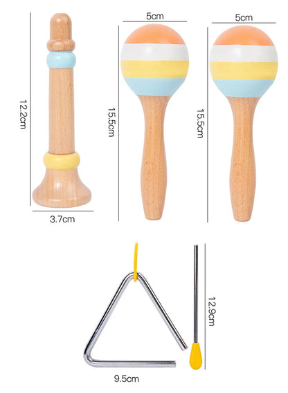 Baby Musical Instruments Montessori Wooden Toys - DIYTime