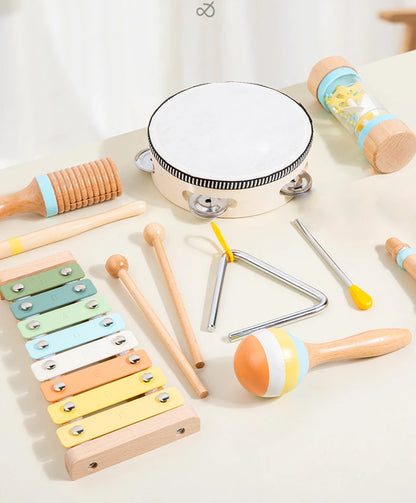 Baby Musical Instruments Montessori Wooden Toys - DIYTime