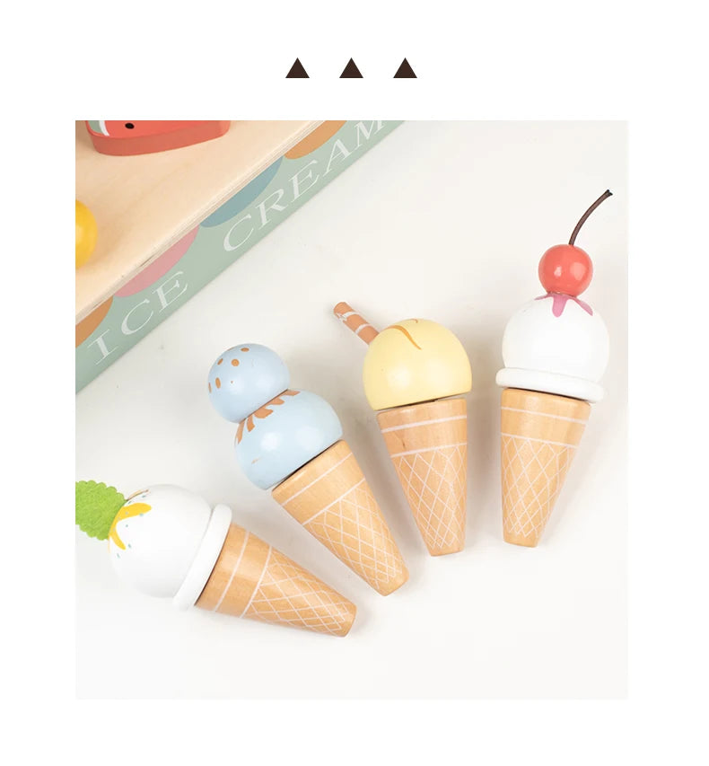 Ice Cream Montessori Wooden Toys - DIYTime