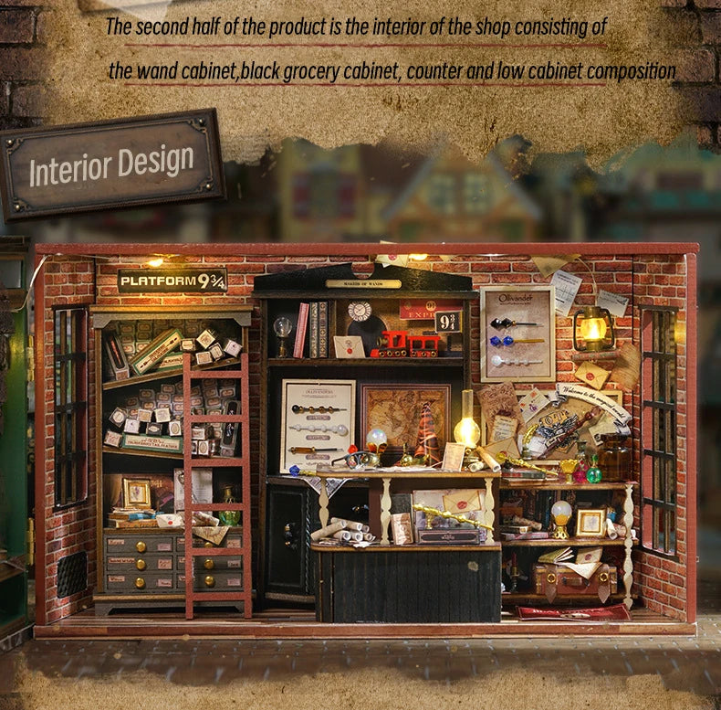 Magic Shop 3D Wooden Puzzles Miniature - DIYTime