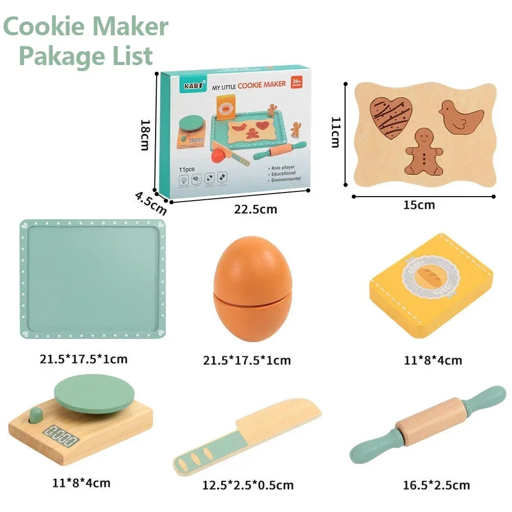 Coffee Maker Kitchen Montessori Wooden Toys - DIYTime