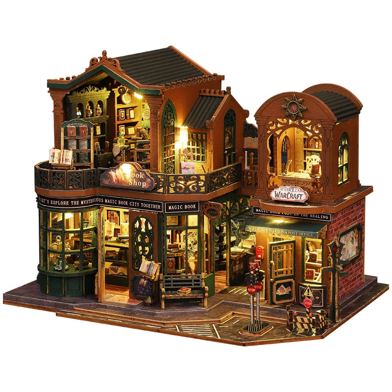 Bookstore DIY Miniature House - DIYTime