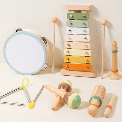 Baby Musical Instruments Montessori Wooden Toys - DIYTime