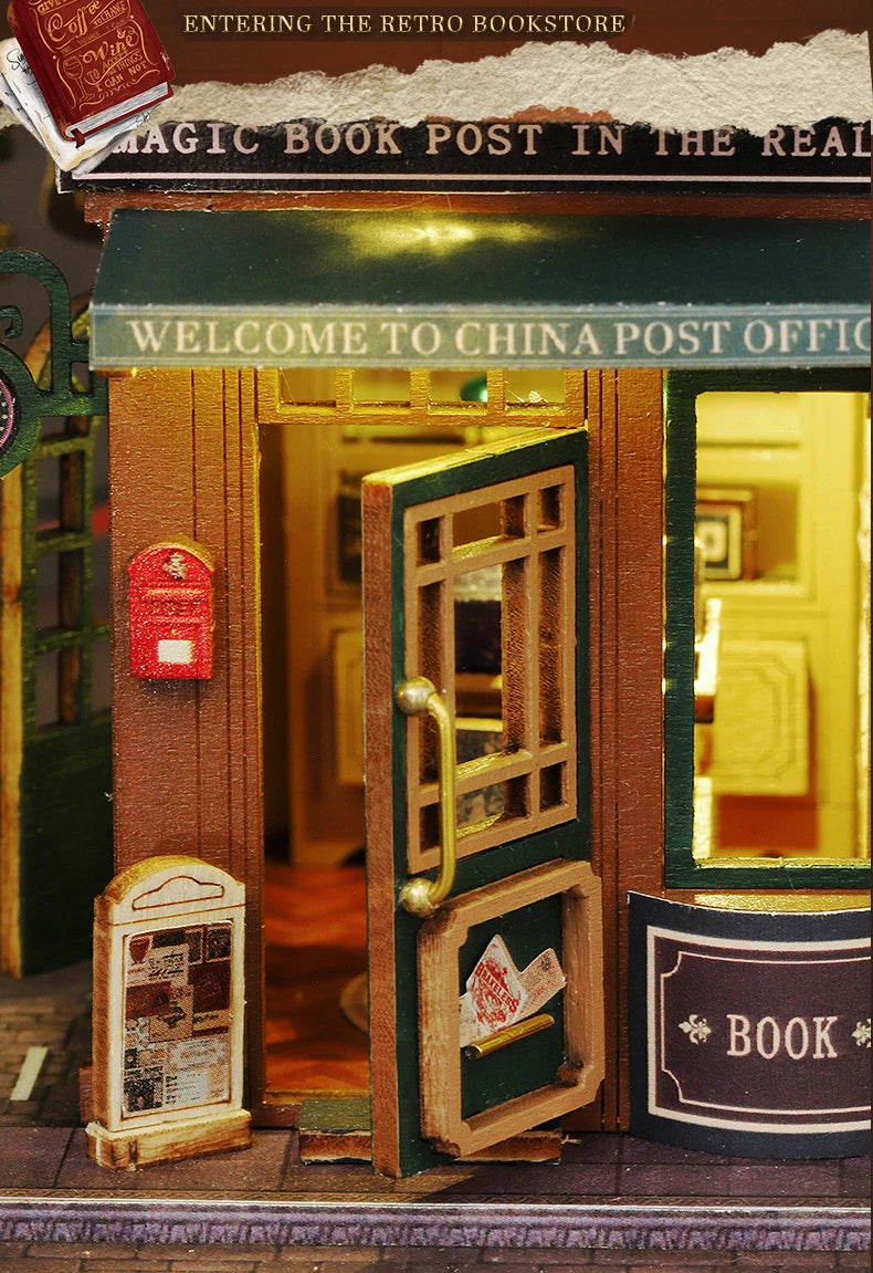 Bookstore DIY Miniature House - DIYTime