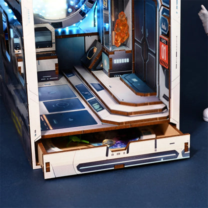 Alien Space Station DIY Book Nook - DIYTime