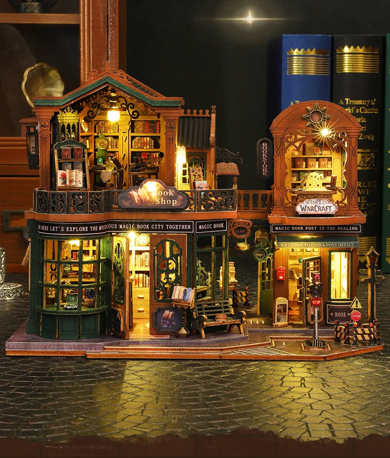 Bookstore DIY Miniature House - DIYTime