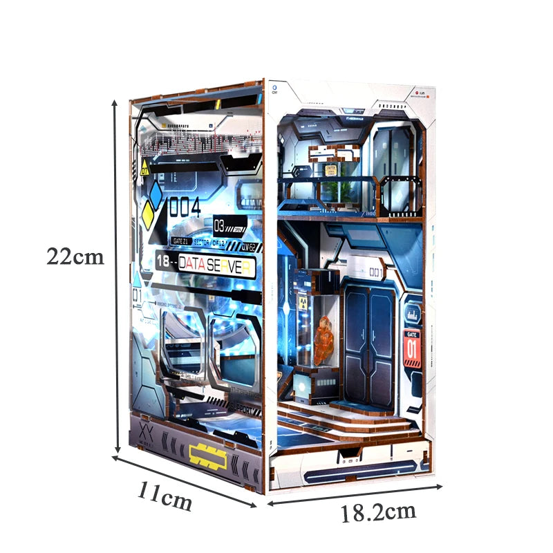 Alien Space Station DIY Book Nook - DIYTime