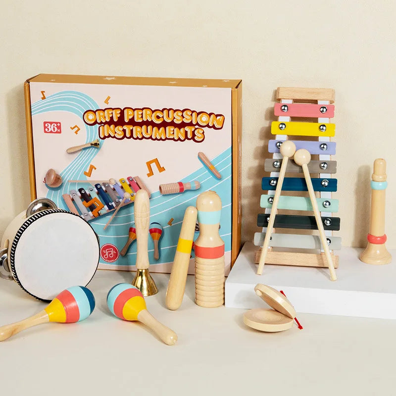 Baby Musical Instruments Montessori Wooden Toys - DIYTime