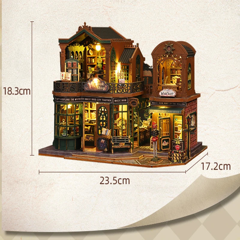 Bookstore DIY Miniature House - DIYTime