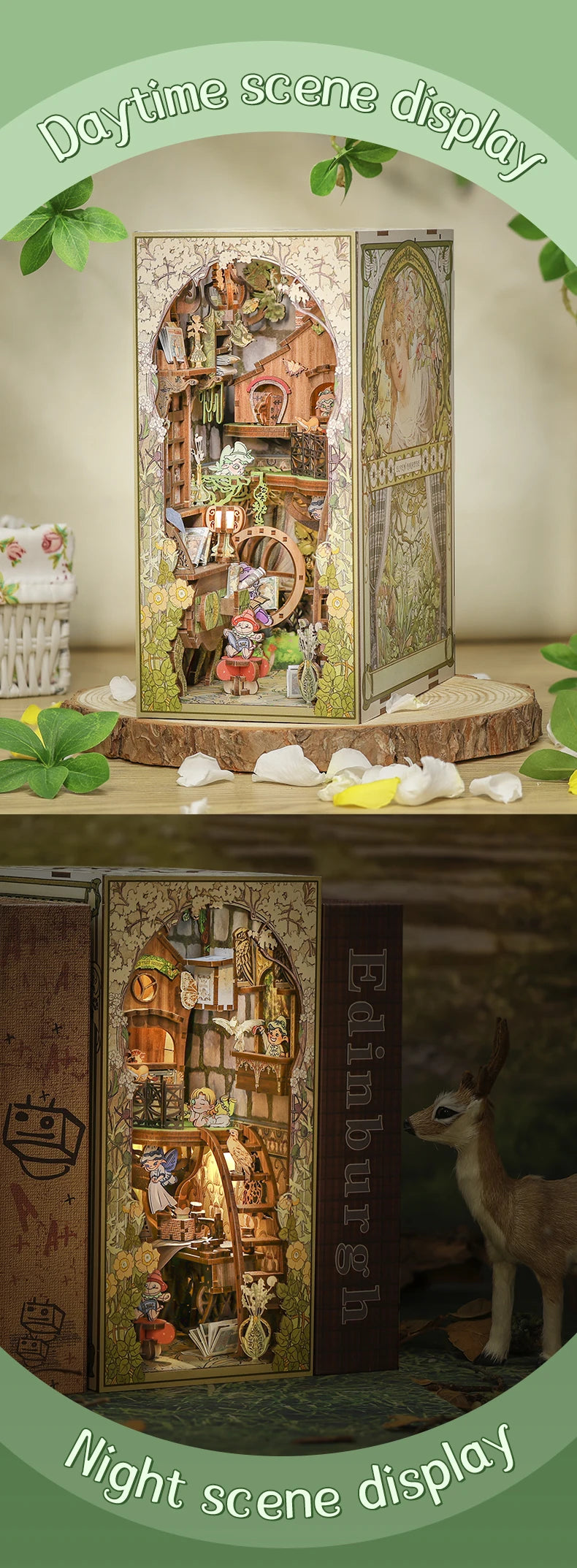 Elven Paradise DIY Book Nook - DIYTime