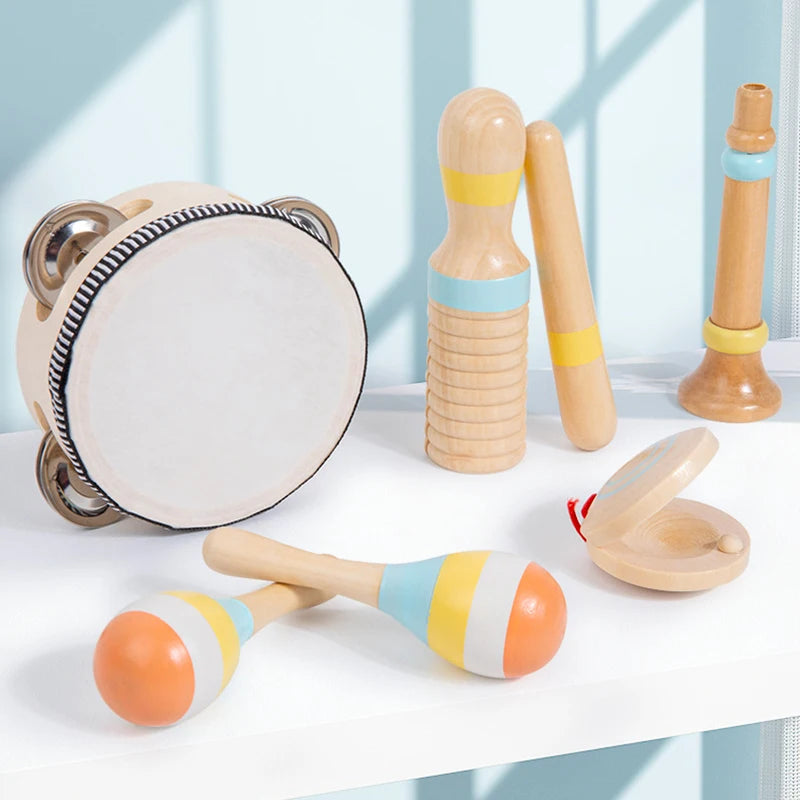 Baby Musical Instruments Montessori Wooden Toys - DIYTime