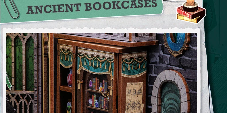 Darkness Common Room DIY Book Nook Kit - DIYTime