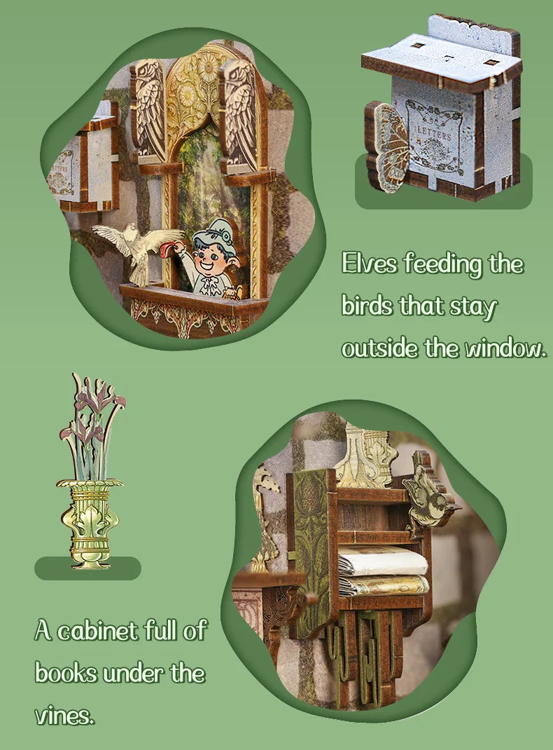 Elven Paradise DIY Book Nook - DIYTime