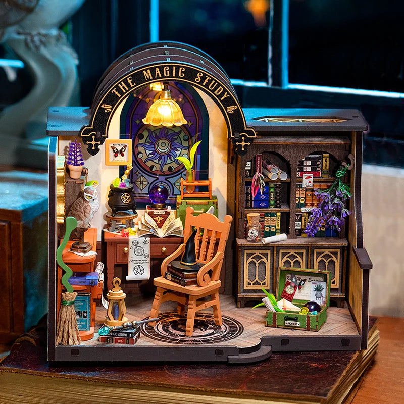 Magic Study DIY Miniature House Kit