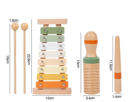 Baby Musical Instruments Montessori Wooden Toys - DIYTime