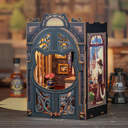 Bookshop Series 3D Wooden Puzzles Miniature - DIYTime