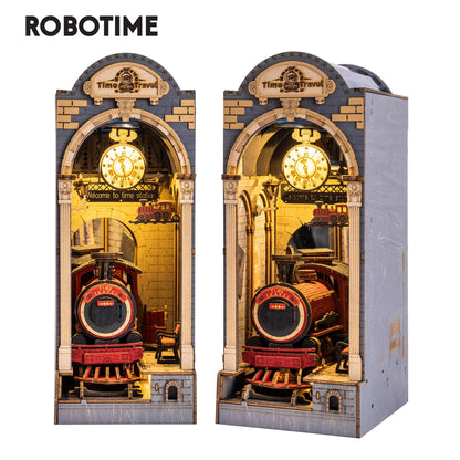 Robotime Stories in Books 4 Kinds Book Nook 3D Wooden Puzzles Miniature - DIYTime