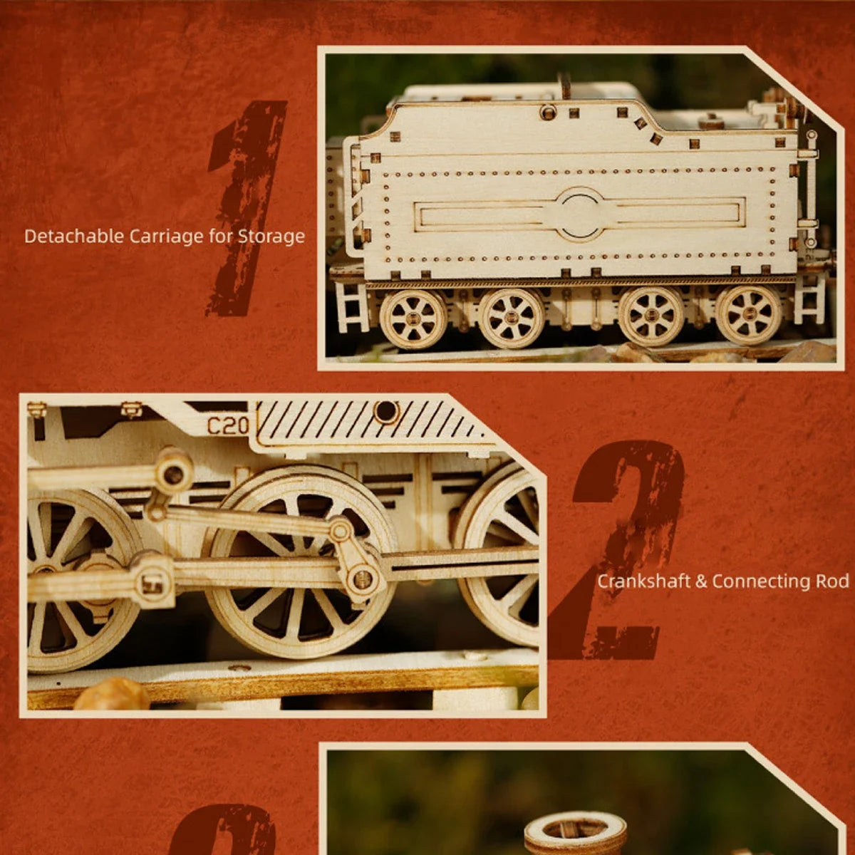 Car 3D Wooden Puzzle - DIYTime