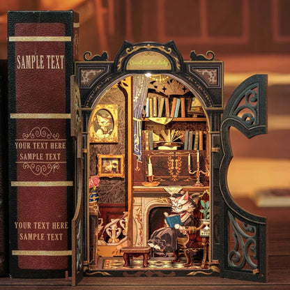 Bookshop Series 3D Wooden Puzzles Miniature - DIYTime