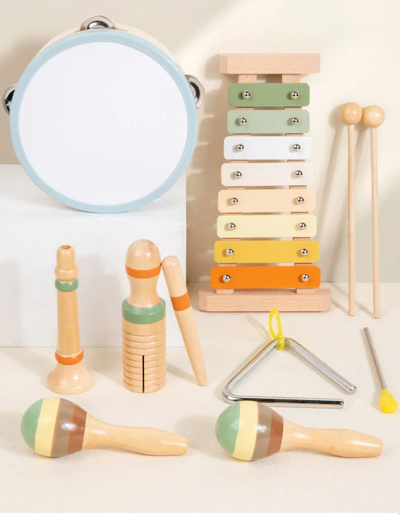 Baby Musical Instruments Montessori Wooden Toys - DIYTime