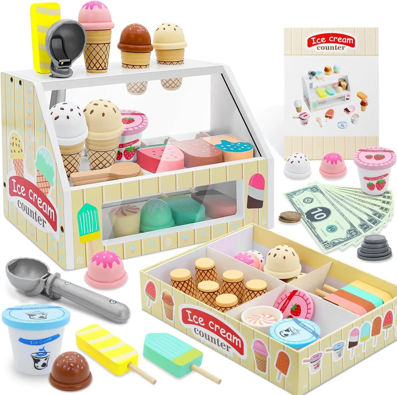 Ice Cream Montessori Wooden Toys - DIYTime