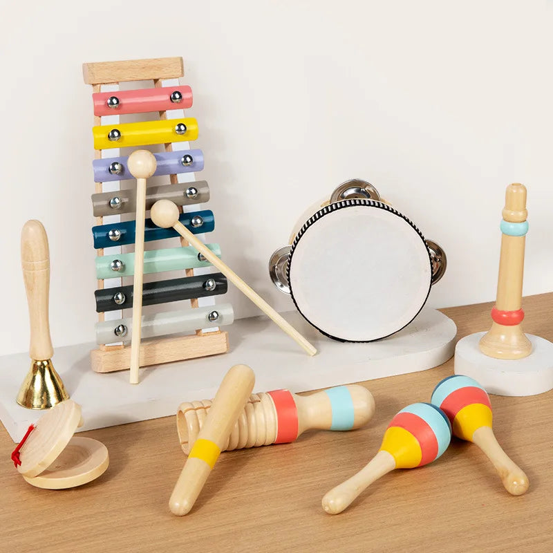 Baby Musical Instruments Montessori Wooden Toys - DIYTime