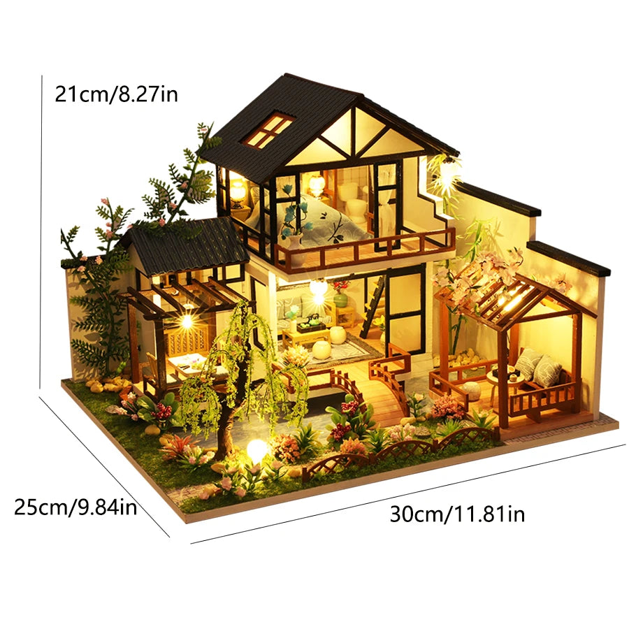 Building Model 3D Wooden Puzzles Miniature - DIYTime