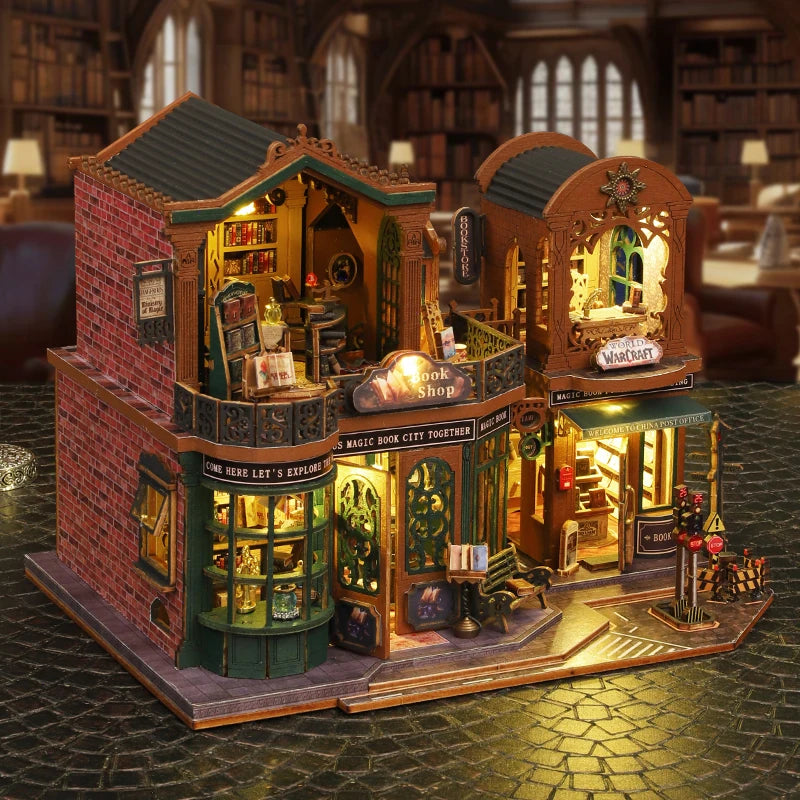 Bookstore DIY Miniature House - DIYTime