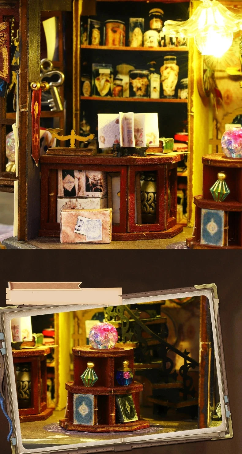 Big Doll House 3D Wooden Puzzles Miniature - DIYTime