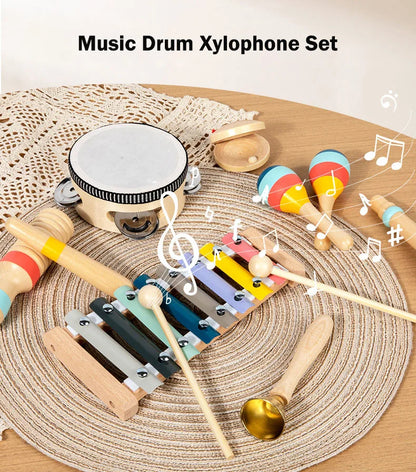 Baby Musical Instruments Montessori Wooden Toys - DIYTime