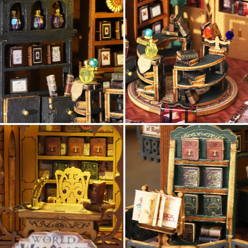 Bookstore DIY Miniature House - DIYTime