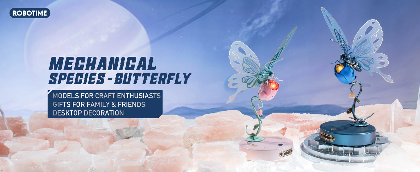 Butterfly Mechanical Species DIY 3D Puzzle - DIYTime