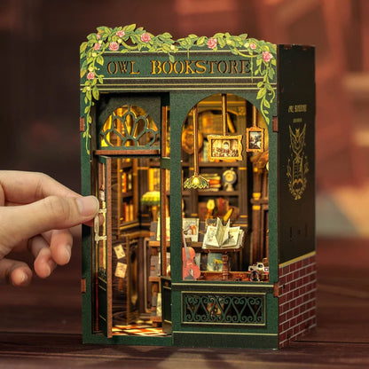 Bookshop Series 3D Wooden Puzzles Miniature - DIYTime