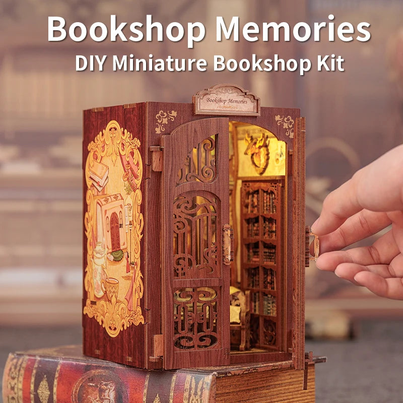 Bookshop Memories 3D Wooden Puzzles - DIYTime