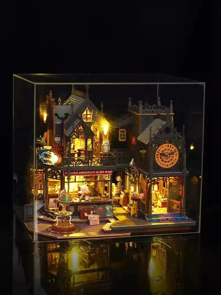 Big Doll House 3D Wooden Puzzles Miniature - DIYTime